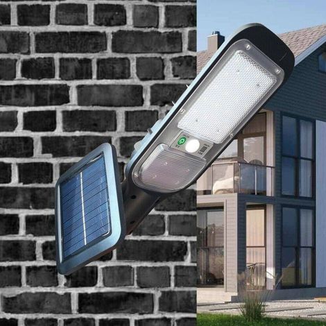 TRADE SHOP - Faro Lampione Stradale Pannello Solare Sensore Di Movimento 24 Led 120w Jx-516 - (1/2)