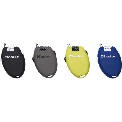 Master Lock 4603EURD cable antirrobo multicolor 70 cm