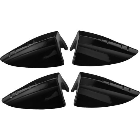 Protections Latérales Lunettes de Protection Travail en Tpu Noir 4 pièces Adaptées aux Chantiers de Construction Travaux Menuiserie (1/4)