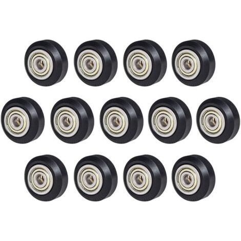 3D Printer POM Wheel Plastic Pulley Linear Bearing for Creality Ender 3, Ender 3 Pro, Ender 3 V2, CR-10, CR-10S 3D Printer, 13pcs (1/5)