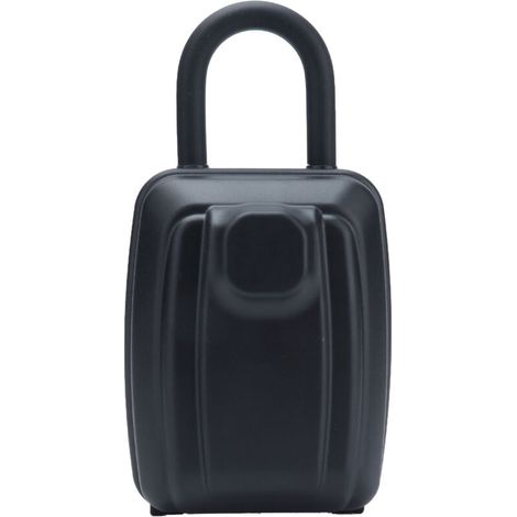 Key Locks Storage Box Padlock Large Capacity Safe 4-Digit Combination Wall-Mounted Password Safe Code Lock Aluminum Alloy Zinc Alloy Gray with Hook (1/5)