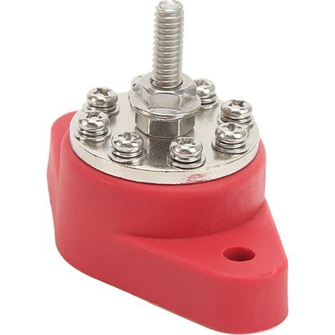 Bornier de distribution à 16 bornes 1/4 po M6 pour batterie, pour voitures, camping-cars, bateaux et camions (1/5)