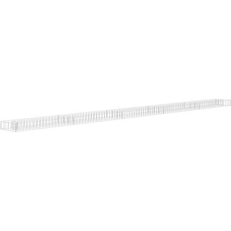 Maison Exclusive - Gabionen-Hochbeet Verzinkter Stahl 450x30x10 c
