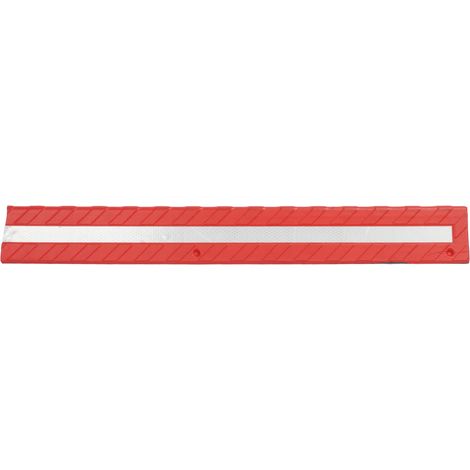 Ortviai Protège-Angle de Mur pour Garage en Caoutchouc Réfléchissant, 80 cm, Rouge (1/5)