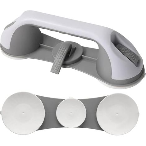 Barre d'appui de salle de bain – Barre de sécurité pour baignoire Ventouse mains courantes amovibles (1/5)