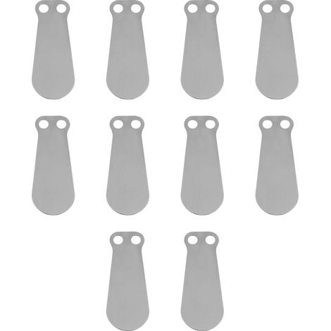 Jeu de 10 plaques de clapet compresseur d'air, forme languette, fonte, admission et échappement, accessoires, 80 plaques courtes d'échappement (1/5)