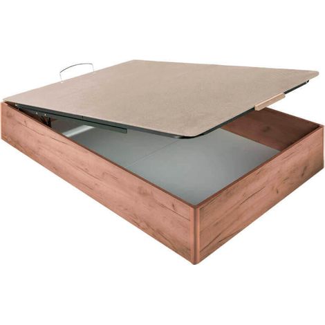 Canapé pliant avec housse anti-poussière, hauteur 33 cm  90x190cm - Nature-mangue