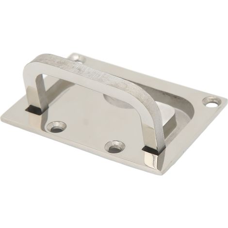 Poignée à Anneau 316 Acier Inox Marine, Poignée de Levage à Fleur Rectangulaire (1/5)