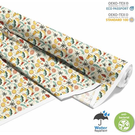 OUTDOOR DEKOSTOFFE OXFORD - Motiv Sommer  DX9162