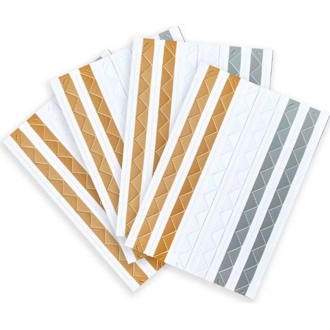 Esquinas para fotos, 408 unidades - oro, blanco y plata, ¡autoadhesivas (1/2)