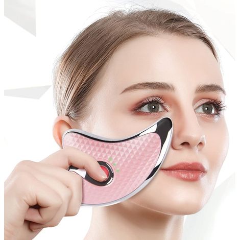 Spatule de beauté électrique à vibration électronique et température constante de 45 °C pour le visage (1/3)