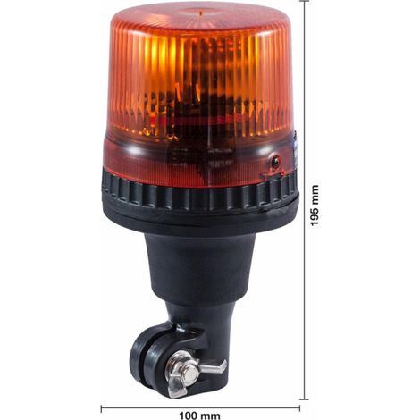 Gyrophares série Skylar à Led 12/24 V base emboutie flexible