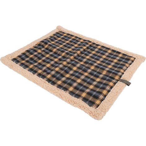 Matelas pour animaux de compagnie en polaire imperméable, coussin pour chien en forme de petit cochon, couverture antidérapante et chauffante (couleur de la photo : 76 x 58 x 5 cm / 29,9 x 22,8 x 2 po (1/5)