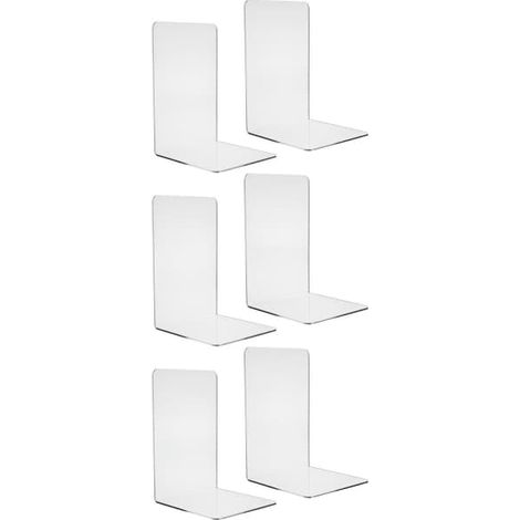 Fermalibri in plexiglas - 6 pezzi, trasparenti-FM- (1/4)