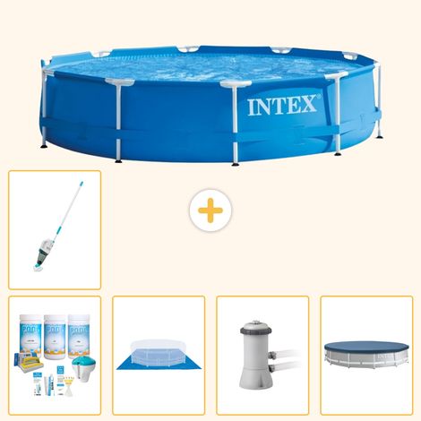 Intex Piscine Tubulaire Ronde - 366x76 cm - 6-pièces S20433 (1/3)