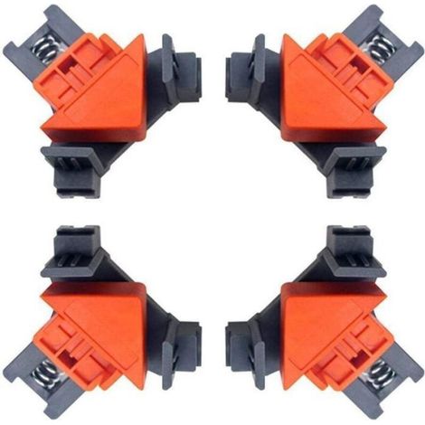 4 Presses dAngles Menuiserie Serre-Joint 90 pour Bricolage et Travail du Bois couleurs multiples (1/4)