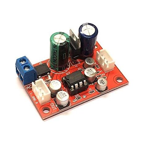 Préamplificateur Audio opérationnel NE5532 pour Microphones à Bobine Mobile et préamplificateur Phono Alimentation 9-24V DC/8-16V AC (1/5)