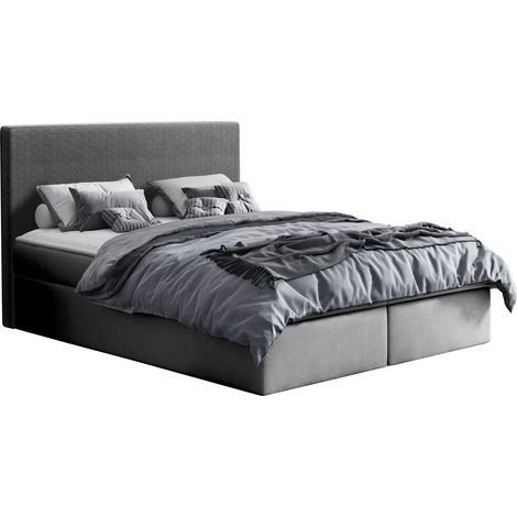 Cama continental Nix, Velluto 16, Doble, Continental, 200x200, Tapiz, Somieres, 206x208x103cm (1/5)