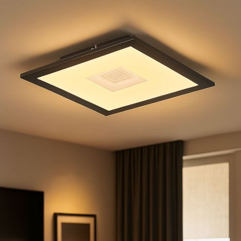 Plafonnier LED salon salle à manger éclairage lampe chromée Globo 68057D (1/5)