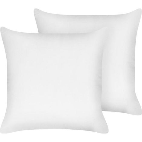 Cuscino Beliani Ecologico bianco 80x80 cm (1/2)