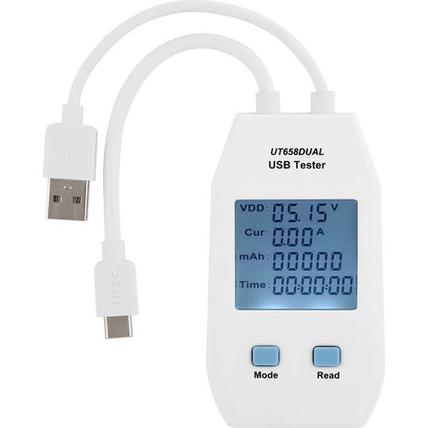 Testeur de courant, tension, puissance et capacité portable UNID UT658 DUAL (1/5)