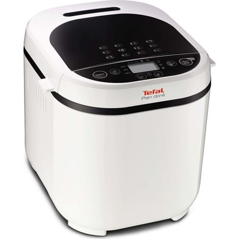 Tefal Pain Doré machine à pain blanche 720W LCD