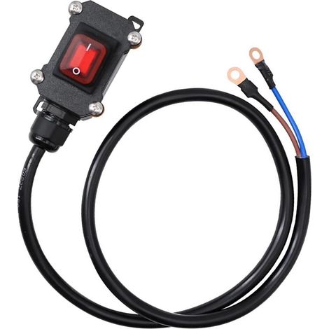 Dispositif de coupure de batterie de moto étanche durable avec fil de cuivre épais et boîtier isolé pour vélos 12 V (1/5)