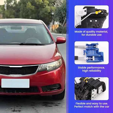 The reference number 814101M020 refers to the locking mechanism of the rear left door of a left-hand drive Kia Forte (model 09-17). (1/5)