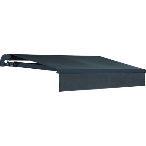 Markise Gelenkarmmarkise Suncare 3.5x2.5 m anthrazit Sonnenschutz UV-Schutz Terrasse Garten (1/2)