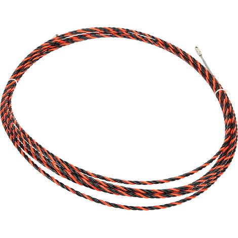 Enfile-câbles électriques pour électricien, avec 2 attaches de câble, 20 m (1/5)