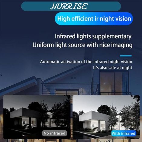 Sonew sonnette Smart Doorbell Ring Door Camera With Motion Detection WiFi Wireless Video Bell quincaillerie motorisation Noir (1/5)