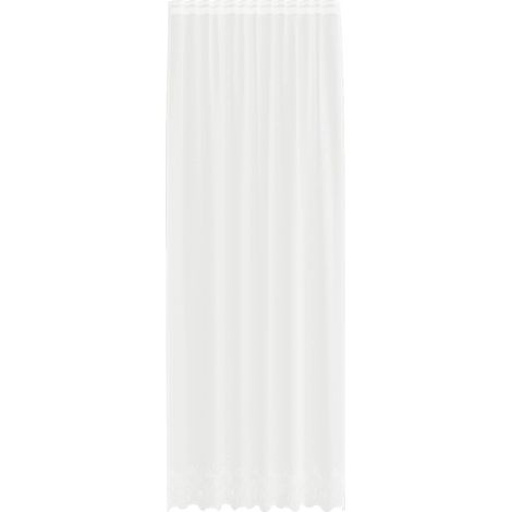 Maison Exclusive - Tenda in Pizzo con tende Bianco 300 x 150 cm Poliestere