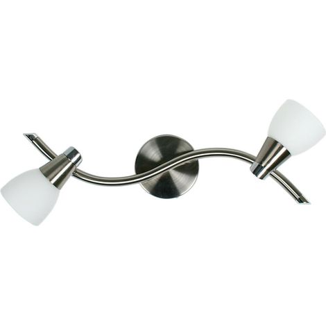 Applique murale Candellux Selia 2xG9 chrome mat blanc