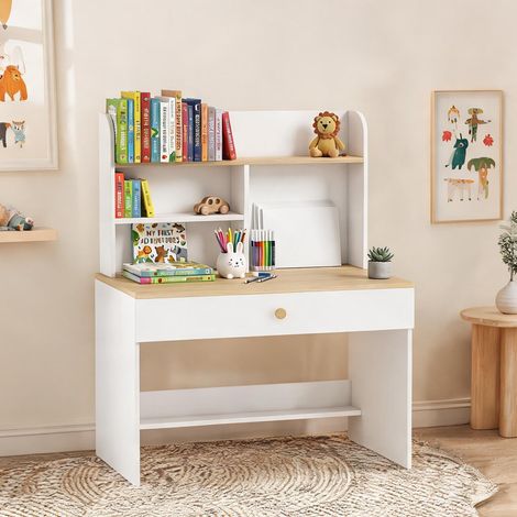 Ensemble table et chaises enfant blanc 80 x 50 x 100 cm (1/5)