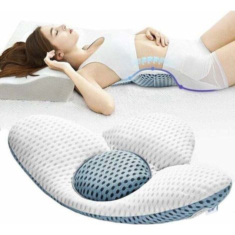 Coussin Lombaire Lit pour Dormir, Soutien de Soutien du Dos (1/4)
