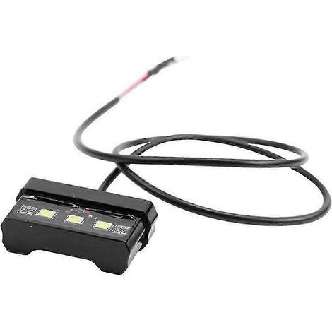 Feu arrière décoratif universel à LED pour plaque d'immatriculation de moto, étanche, à éclairage puissant (1/5)