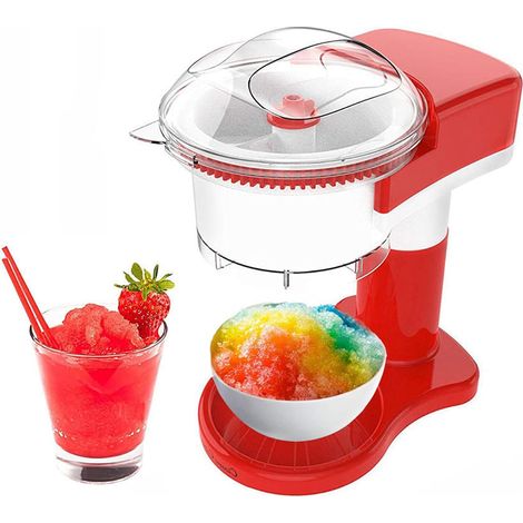 JSSEVN - Máquina de hielo picado para el hogar, fiestas, restaurantes y bares: para hacer hielo picado y bebidas frías. (1/5)