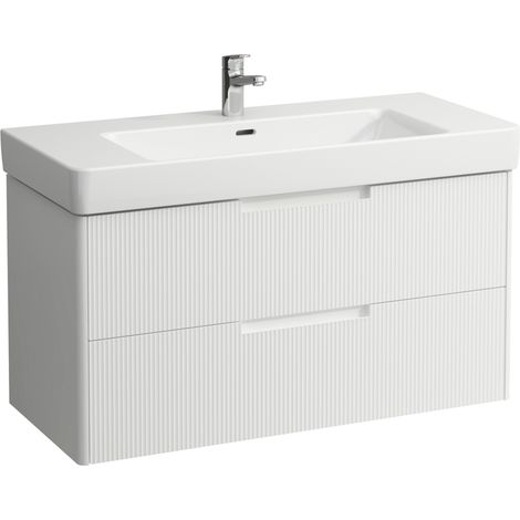 LAUFEN Juna Meuble sous-lavabo, 2 tiroirs, système de rangement