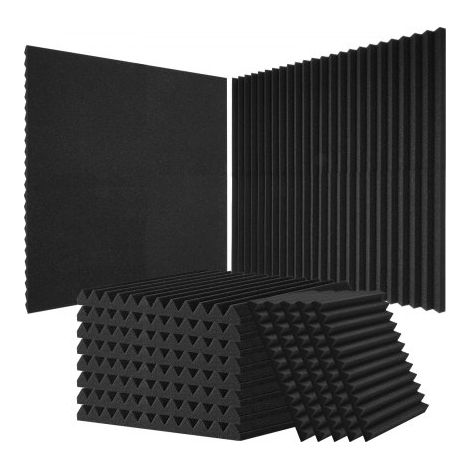 Panneau Mousse Acoustique Lot de 80 Panneaux Muraux (1/5)