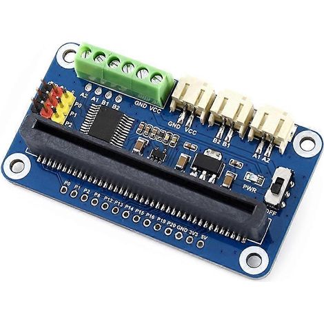 2-Kanal-Motortreiber-Erweiterungs-Breakout-Board für BBC Microbit Micro-Bit V1.5 V2 Board Breakout Shield Modul