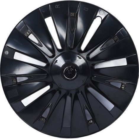 4Jantes Enjoliveurs 19 Pouces Noir Mat Sportif Cache Moyeu de Roue Remplacement Compatible Tesla Model Y 2020-2023 (1/5)