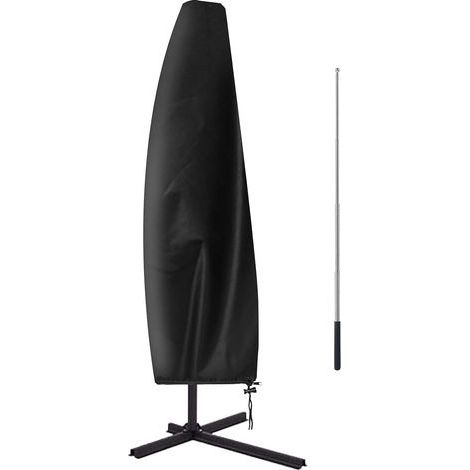 Housse de Protection pour Parasol déporté - Étanche et Coupe-Vent - Résistante - avec Fermeture éclair - 280 x 30 x 80/46 cm… (1/5)