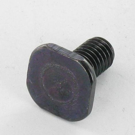 Vis métaux Tête carrée M6X12 12X12X2 Acier zingué noir-10 pièces