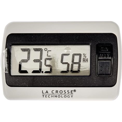 Petit Thermomètre Hygromètre Blanc Ws7005- WHITE 6 x 1,3 x 4 cm (1/5)