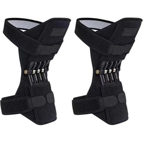 Rodilleras Spring Force: potente soporte para la articulación de la rodilla, antideslizantes y con rebote. (1/4)