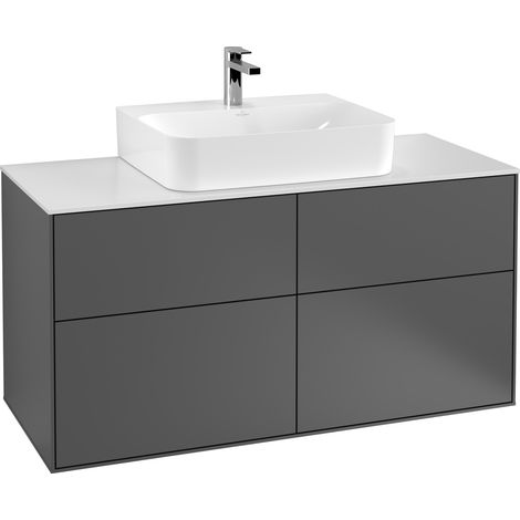 Villeroy & Boch Finion meuble sous lavabo, 4 tiroirs, lavabo au