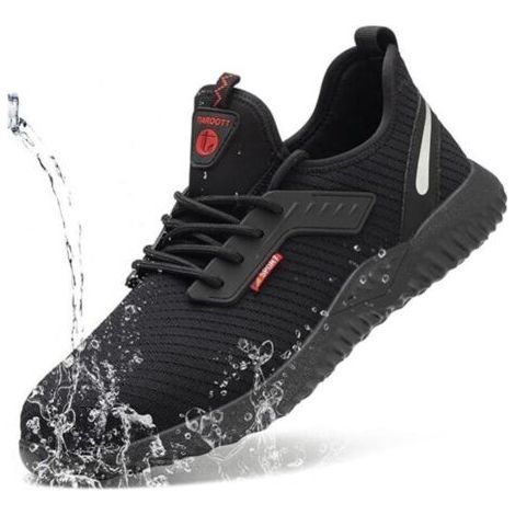 Chaussures de Sécurité Homme Femmes Chaussures de Travail Embout Acier Protection Ultra légère et Indestructible Respirant Basket Securite Unisexes 38EU 24cm.. (1/4)