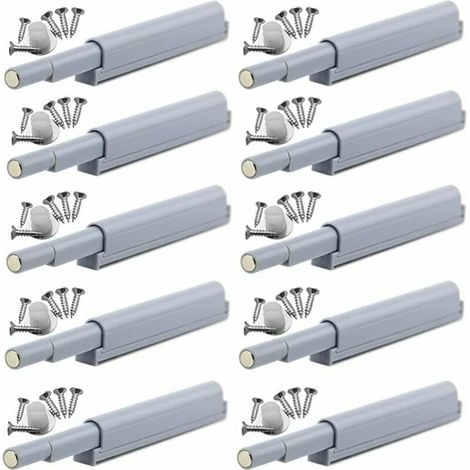Appuyez pour ouvrir magnétique loquets Fermetures magnétiques push-open ouvre et ferme la porte avec une simple pression (10 pièces) (1/5)
