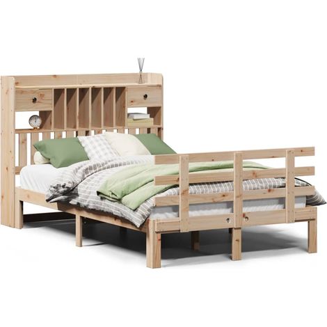 Maison Exclusive - Letto Libreria senza Materasso 135x190 cm in Legno di Pino