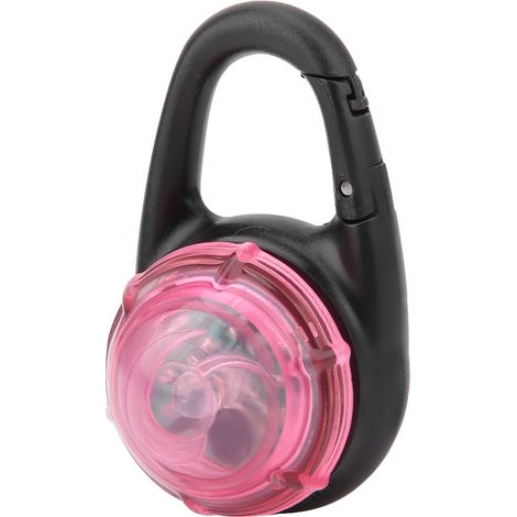 Collier LED pour Chien Lumineux - Pendentif Sécurité Nuit Rose pour Promenade Nocturne (1/5)